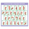 North Star Teacher Resources Adhesive ASL Alphabet Desk Prompts, PK216 9059